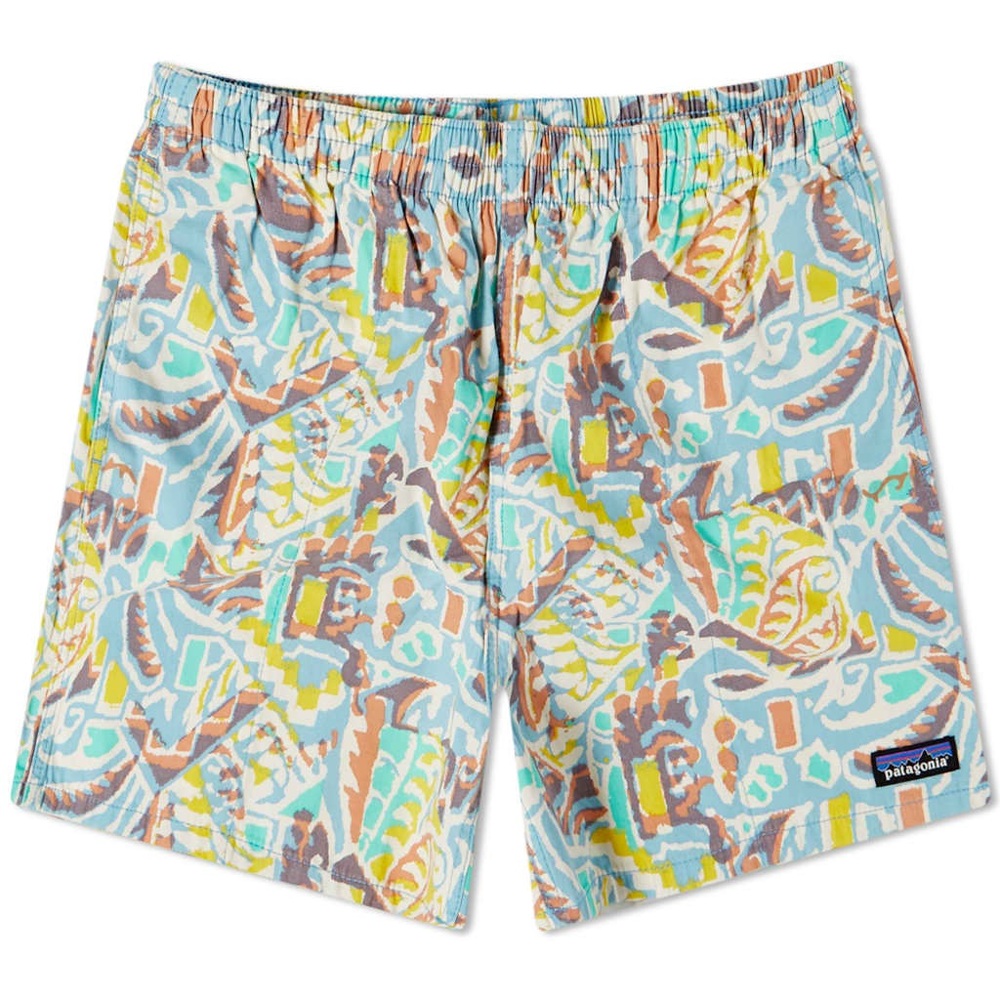 PATAGONIA FUNHOGGERS SHORTS Lago Blue Multi | Men’s M